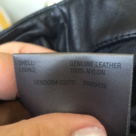 Wilson leather pants size 8 - Picture 12 of 12